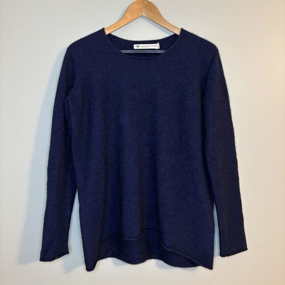 UNTOUCHED WORLD Womens Essential Sweater Zephyr Merino Wool Possum Silk - Picture 2 of 11